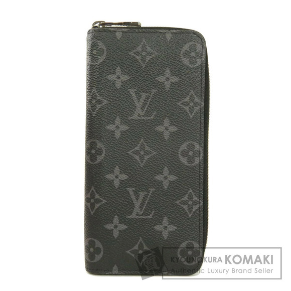 Louis Vuitton Zippy Wallet Vertical Long Wallet Monogram Eclipse